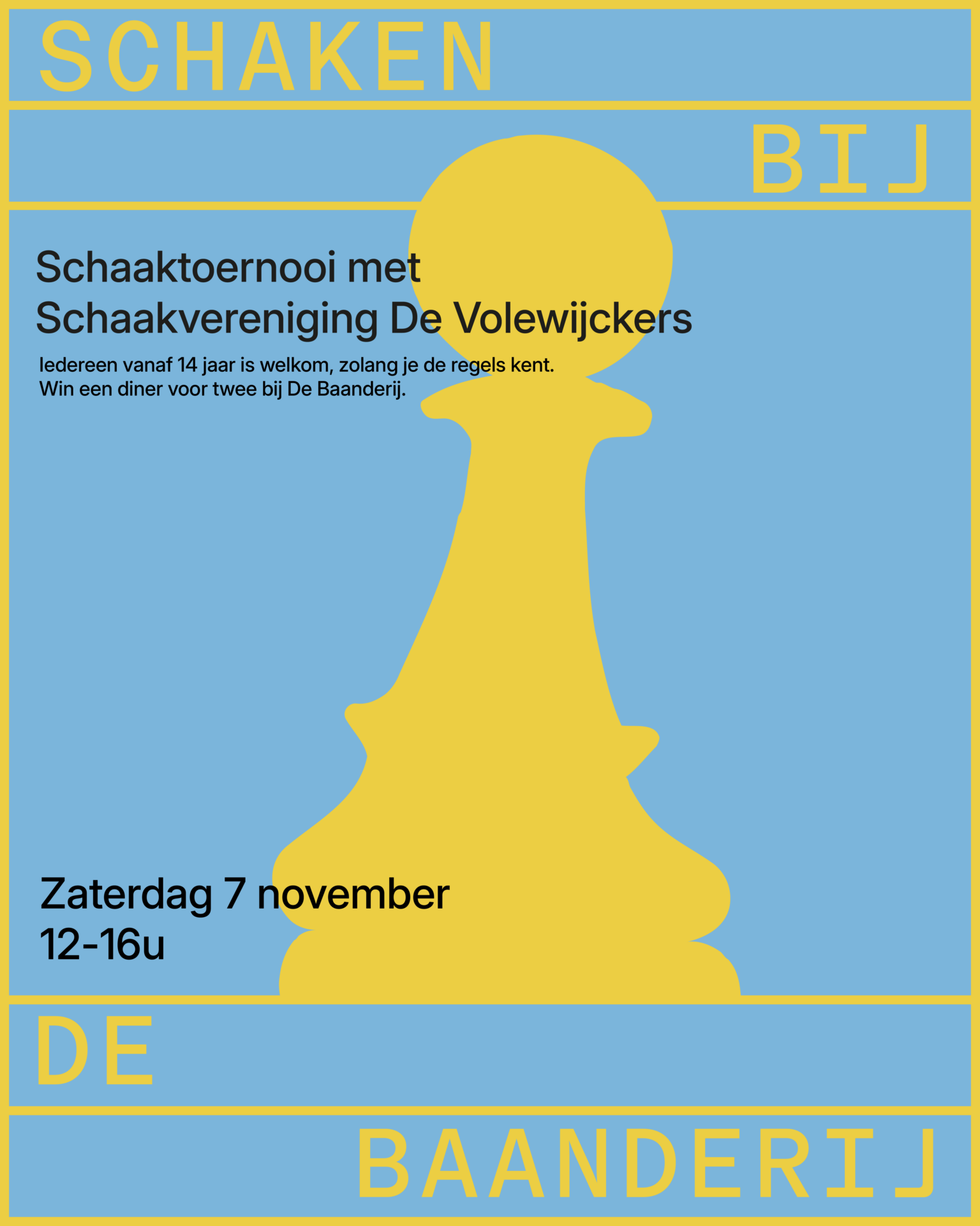 Chess Tournament with Schaakvereniging De Volewijckers
