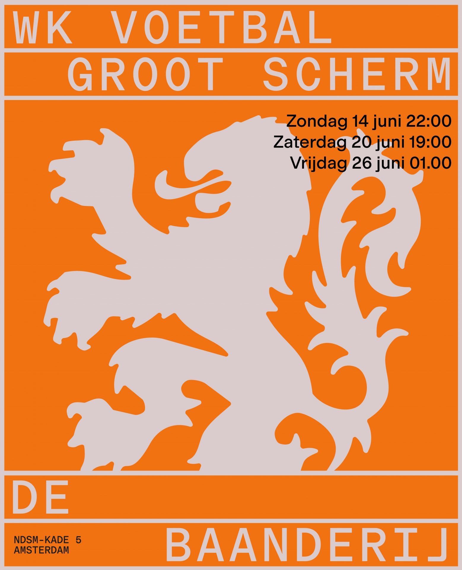 WORLD CUP AT CAFÉ RESTAURANT DE BAANDERIJ